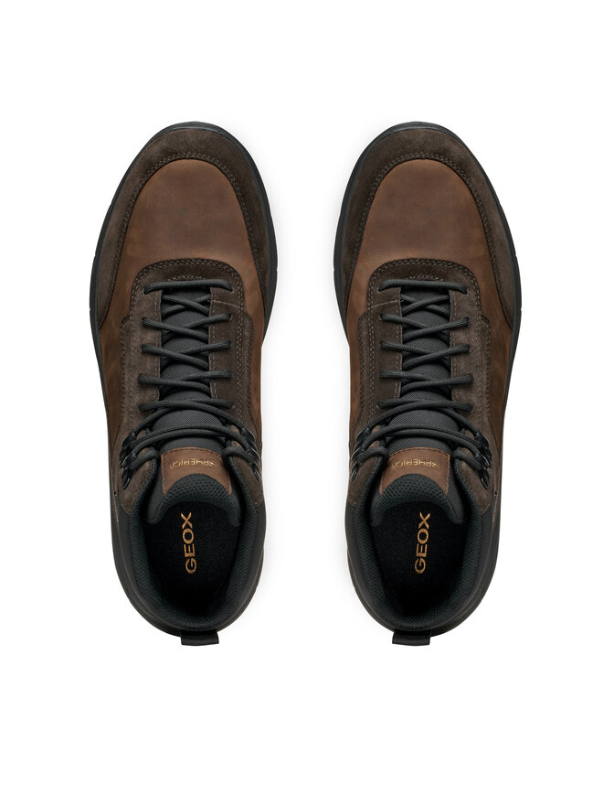 Geox Schnürschuhe Geox U Spherica 4X4 B Abx U46FDB 02245 C6006 Braun