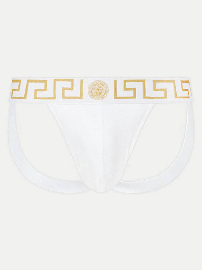 Versace Versace Jockstrap AUU01017 1A10011 Weiß