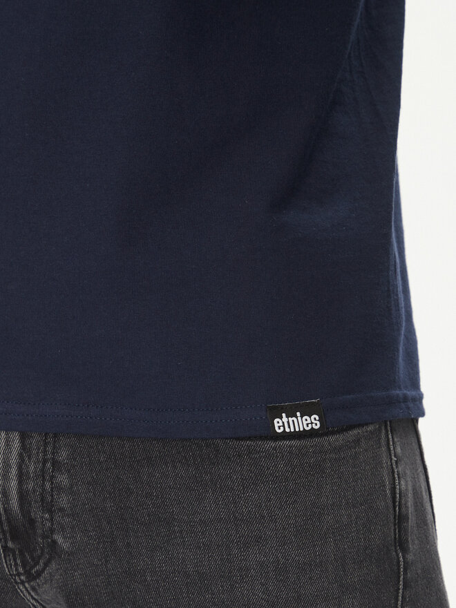 Etnies Etnies T-shirt New Box 4130002282 Tamnoplava Regular Fit