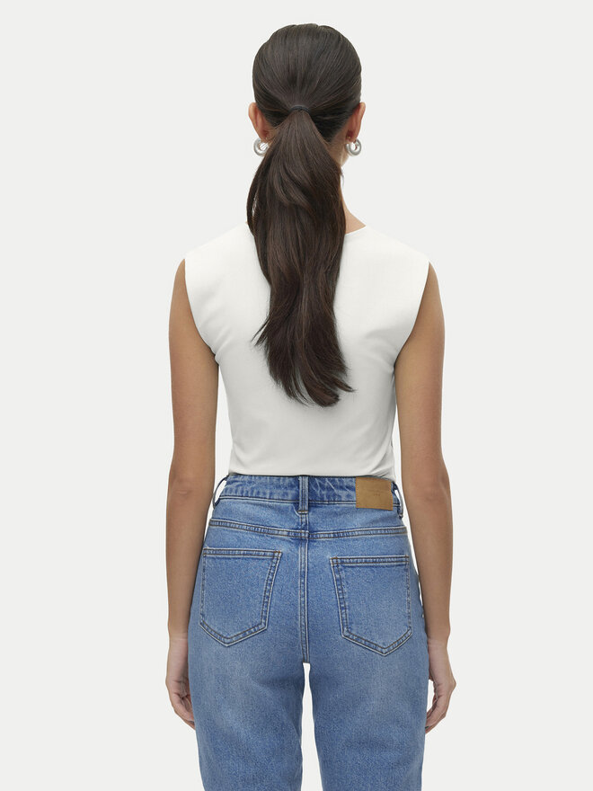 Vero Moda Vero Moda Τοπ Million 10312751 Λευκό Slim Fit