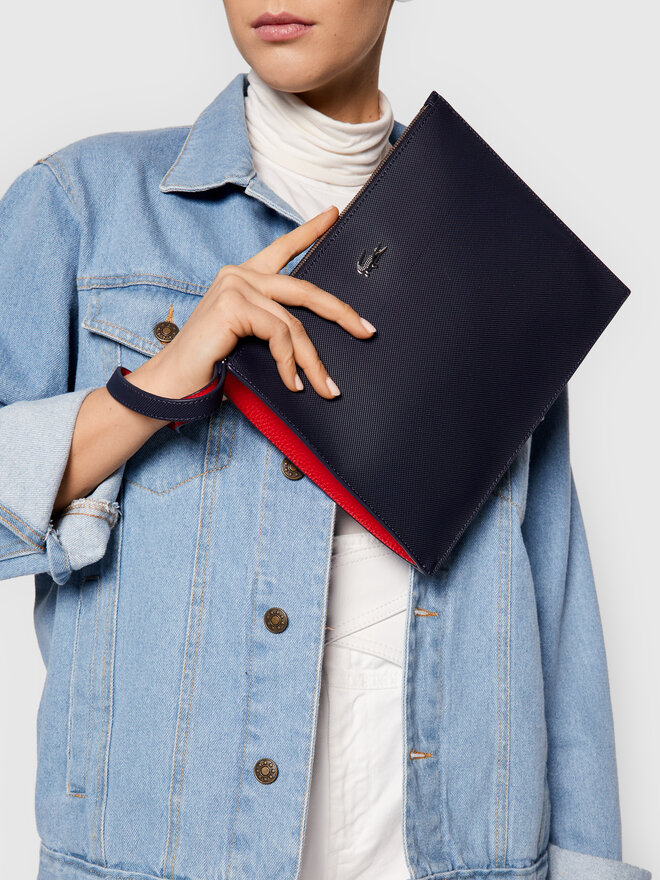 Lacoste Borsetta Lacoste Clutch NF2791AA Blu scuro