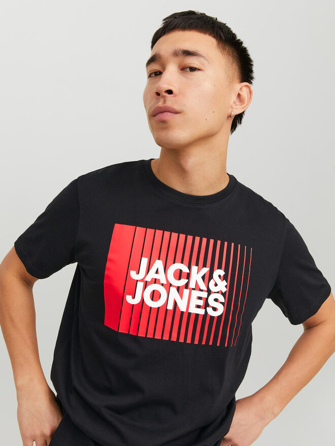 Jack&Jones Jack&Jones T-Shirt Corp 12233999 Μαύρο Standard Fit