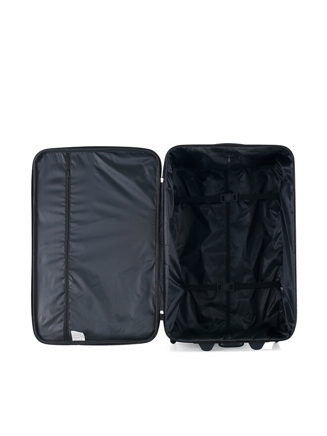 Semi Line Μεσαία Βαλίτσα Semi Line T5679-2 Μαύρο