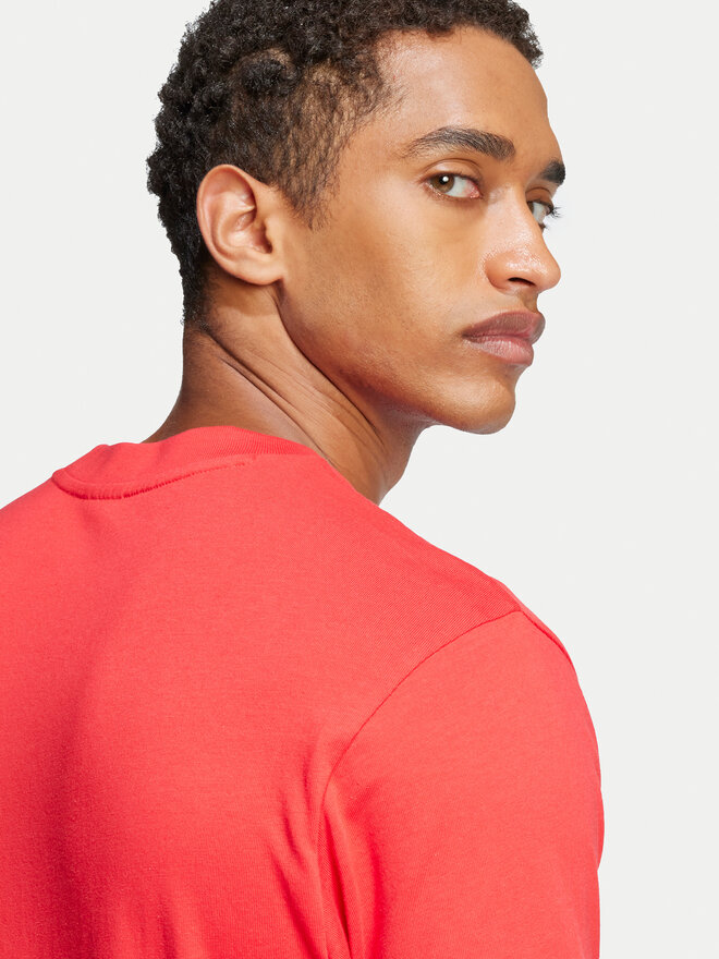 adidas adidas T-Shirt Essentials Big Logo JE8934 Rot Regular Fit