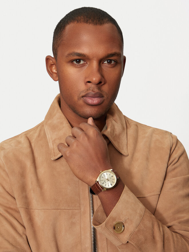 Casio Uhr Casio Timeless Collection MTP-1302PGL-9AVEF Braun