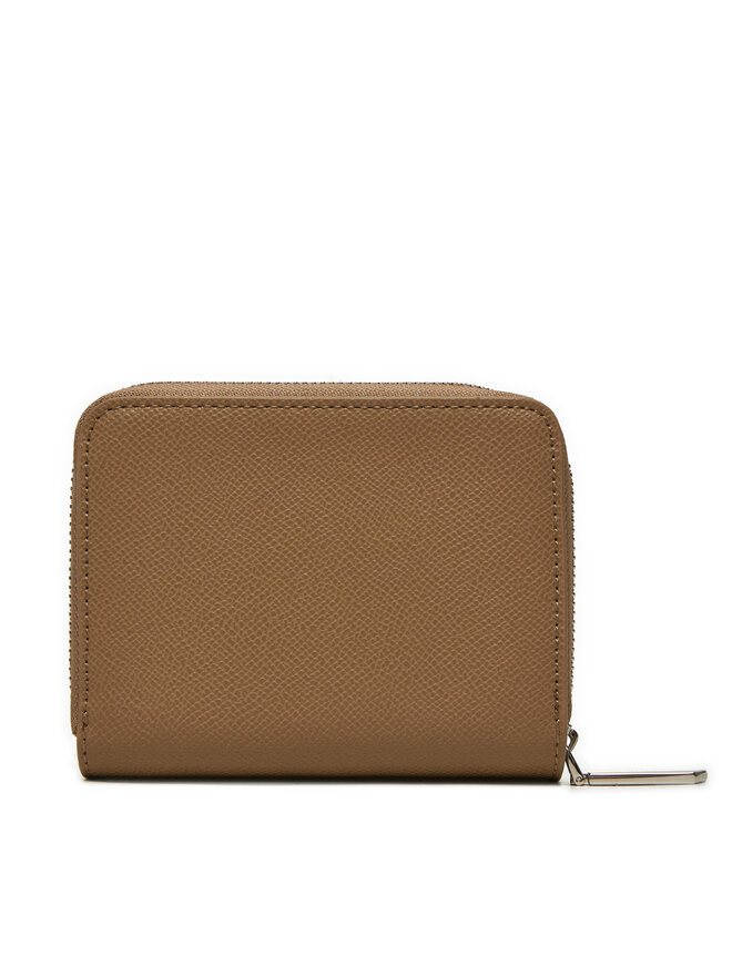 Calvin Klein Pequeña cartera de mujer Calvin Klein Ck Must Md Zip Around_Caviar K60K612831 Beis