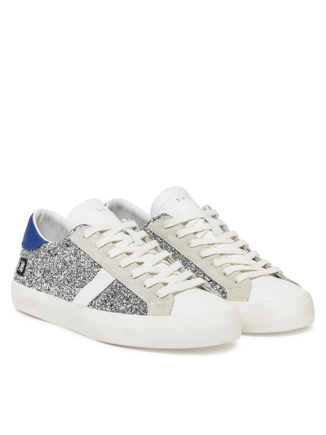D.A.T.E. Sneakersy D.A.T.E. Hill Low W421-HL-GL Srebrny