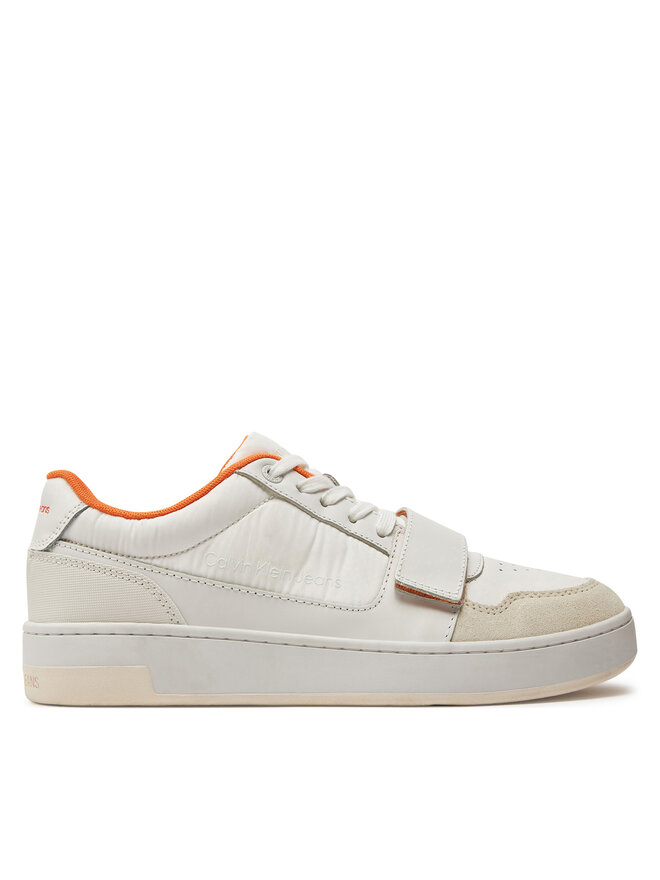 Calvin Klein Jeans Sneakersy Calvin Klein Jeans Basket Cupsple Velcro Softny YM0YM00609 Biały