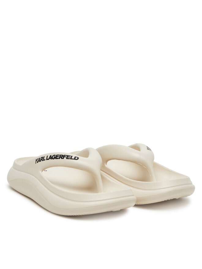 Japonki KARL LAGERFELD Skoona II KL85025 Biały | eobuwie.com.pl