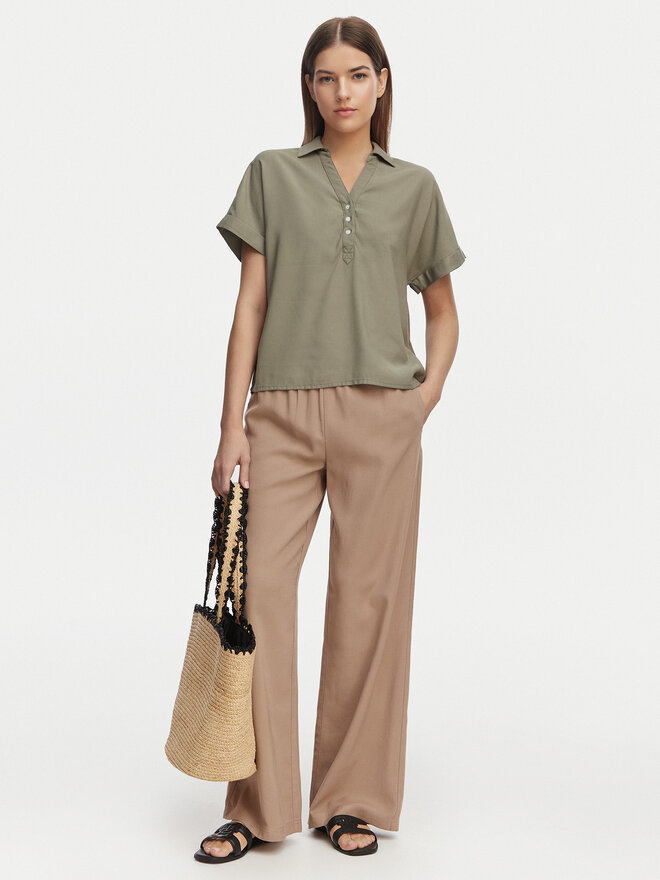 ONLY ONLY Сорочка Aris 15364279 Зелений Loose Fit