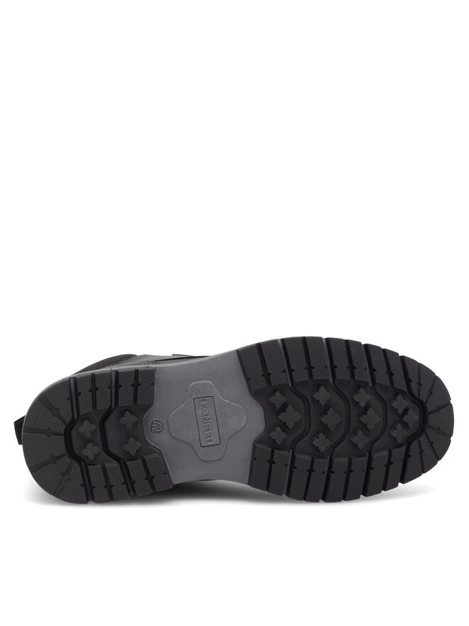 Lanetti Schnürschuhe Lanetti MYL8468-2 Schwarz