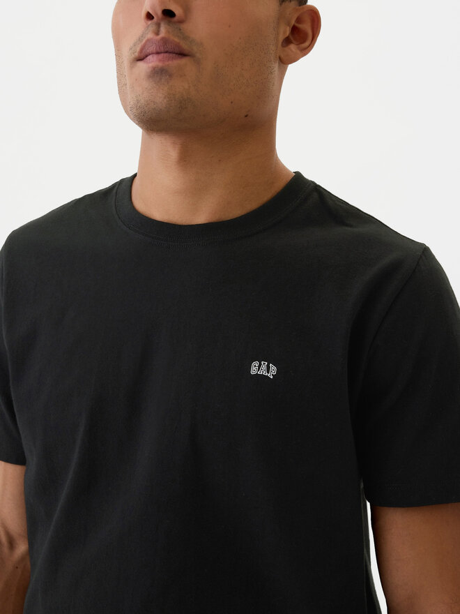 Gap Gap Marškinėliai 502022-02 Juoda Regular Fit
