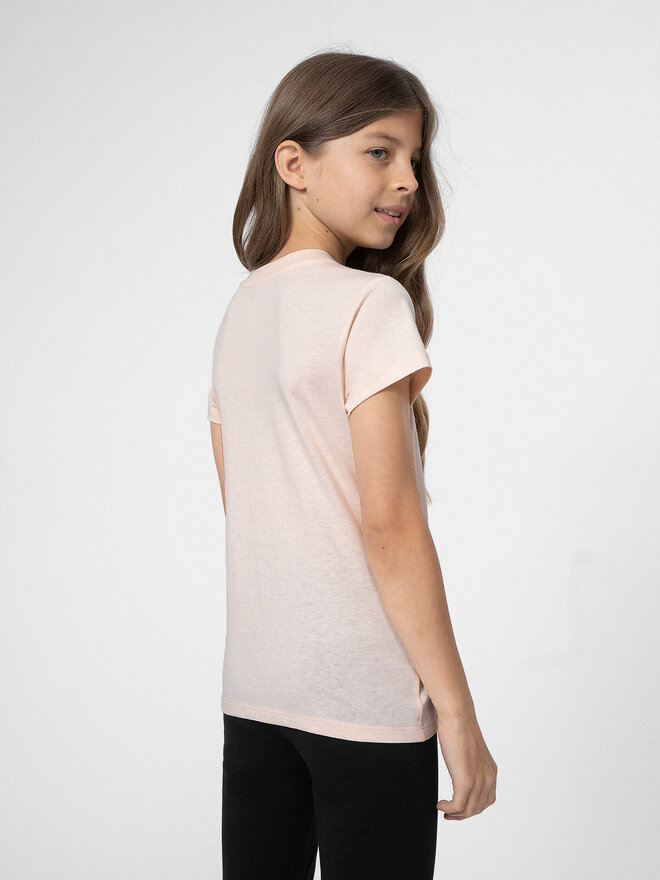 4F 4F Футболка 4FJSS23TTSHF280 Бежевий Regular Fit