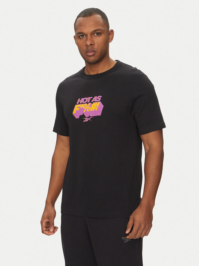 Reebok Reebok Marškinėliai 100218834 Juoda Regular Fit