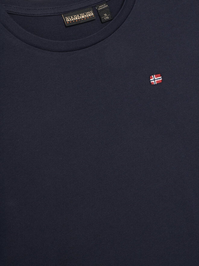 Napapijri Napapijri T-Shirt Salis SS 2 NP0A4GEH1761 S Dunkelblau Regular Fit