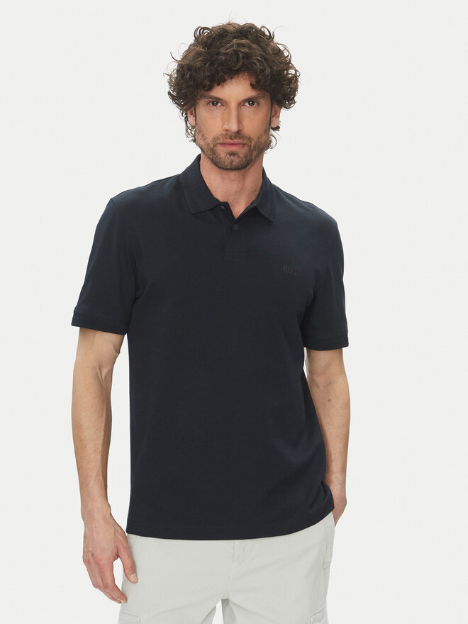 BOSS BOSS Поло Pe_Interlock 50520109 Cиній Regular Fit
