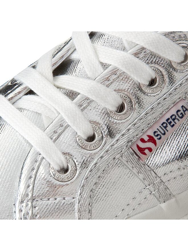 Superga cotmetu silver hot sale
