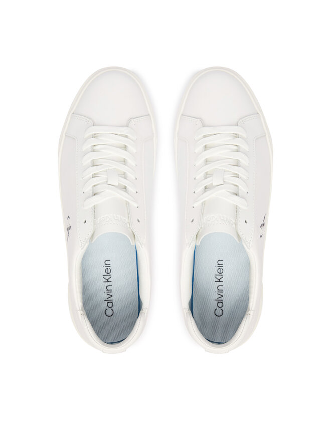 Calvin Klein Sneakers Calvin Klein Basket Cupsole Laceup Lth Ml YM0YM01460 Weiß
