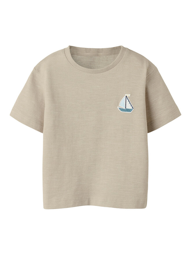 NAME IT NAME IT Camiseta Fredery 13238143 Beis Regular Fit