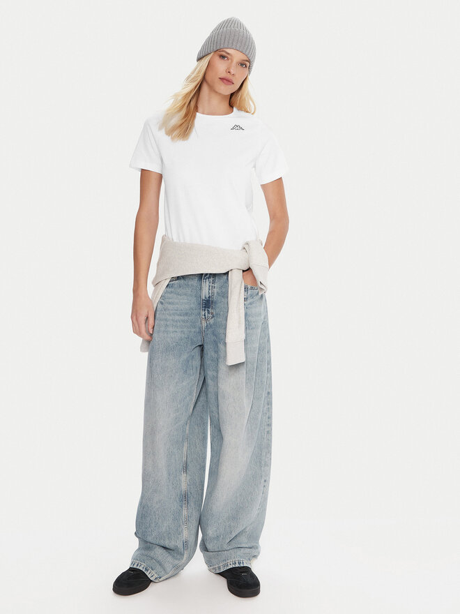 Kappa Kappa Комплект футболок Logo Alyce 322564W Білий Regular Fit