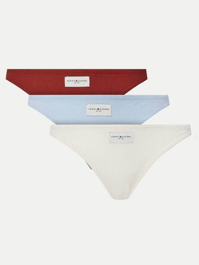 Tommy Hilfiger Tommy Hilfiger Set 3 parov spodnjih hlačk UW0UW05188 Pisana
