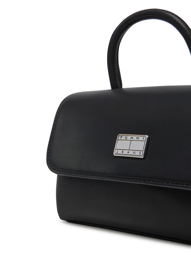 Tommy Jeans Handtasche Tommy Jeans Tjw American Cool Flap Crossover AW0AW17296 Schwarz