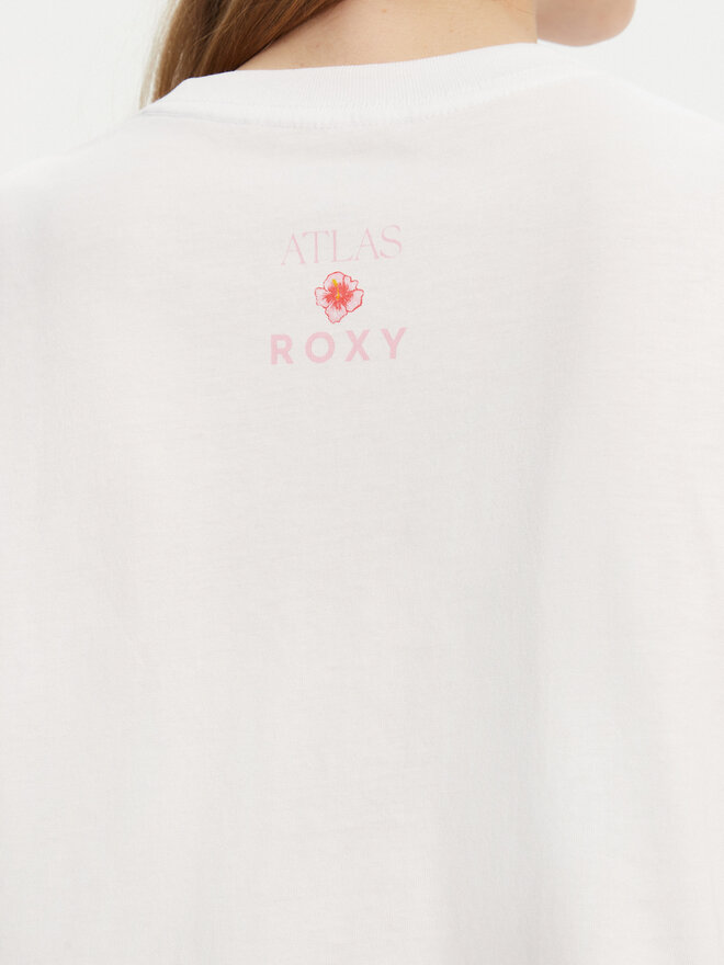 Roxy Roxy T-Shirt ERJZT05899 Weiß Relaxed Fit