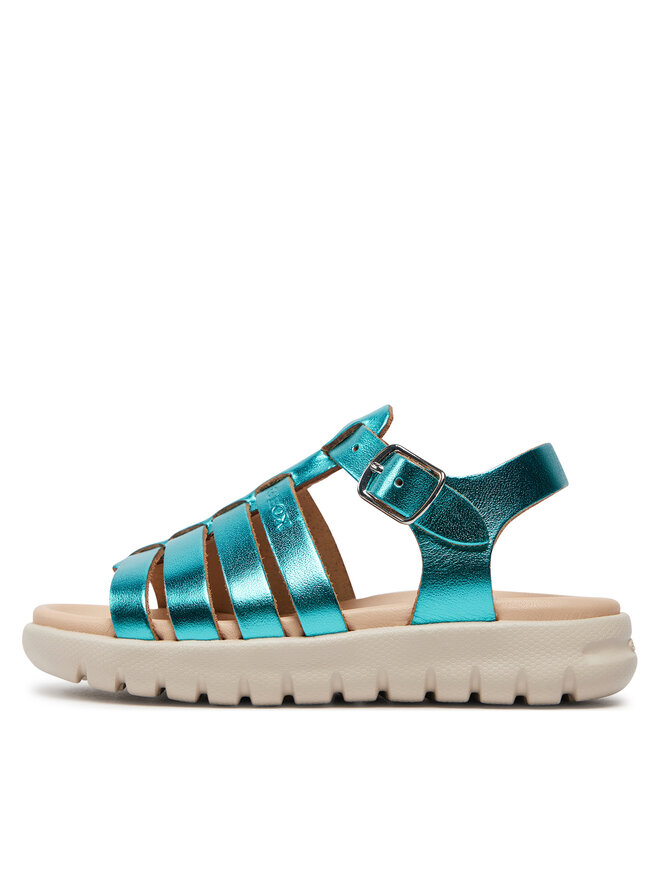 Geox Szandál Geox J Sandal Soleima Gir J35GSB 000CF C3035 M Zöld