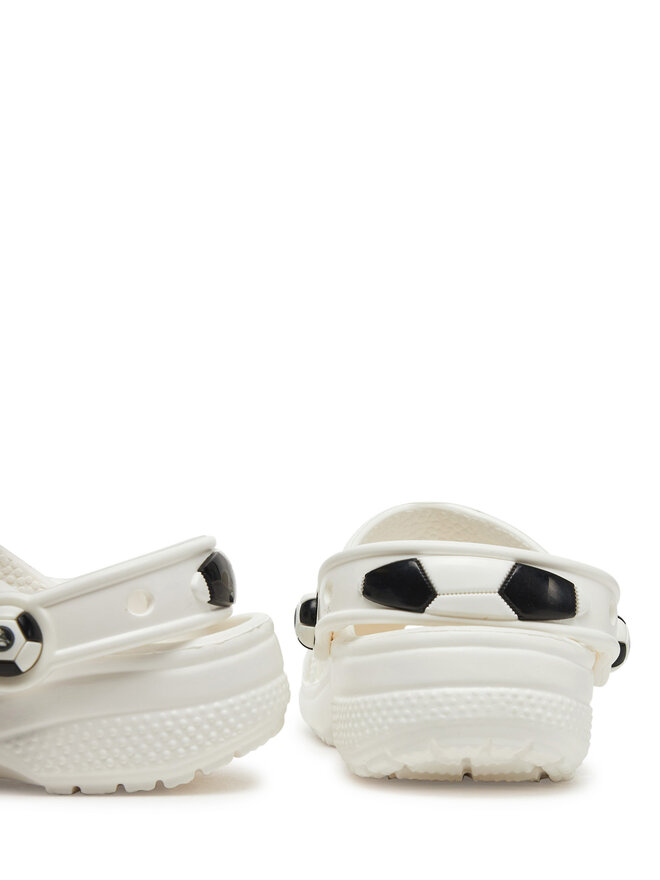 Crocs Klapki Crocs Classic Soccer Ball Clog K 210157 Biały