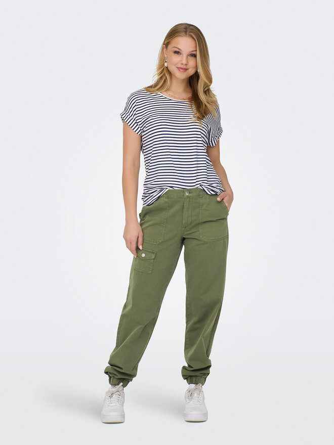ONLY ONLY Marškinėliai Moster 15206243 Balta Regular Fit