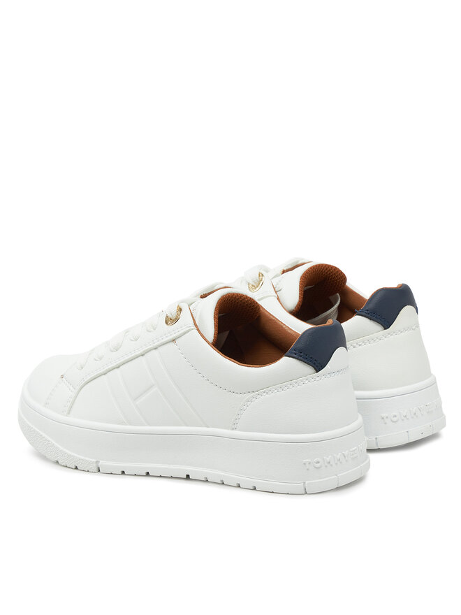 Tommy Hilfiger Αθλητικά Tommy Hilfiger Low Cut Lace-Up Sneaker T3X9-33857-1355 M Λευκό