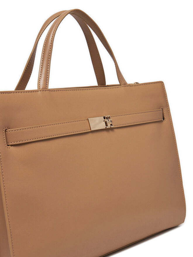 Tommy Hilfiger Torbica Tommy Hilfiger Th Heritage Workbag AW0AW16910 Smeđa