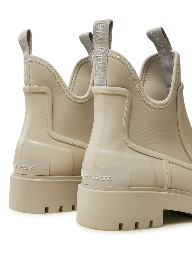 Calvin Klein Jeans Γαλότσες Calvin Klein Jeans Mid Rainboot Chelsea YW0YW01034 Γκρι