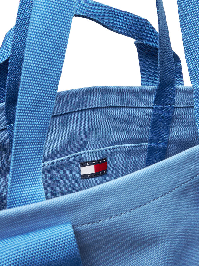 Tommy Jeans Kabelka Tommy Jeans Tjw Tote Edition Canvas AW0AW17542 Modrá