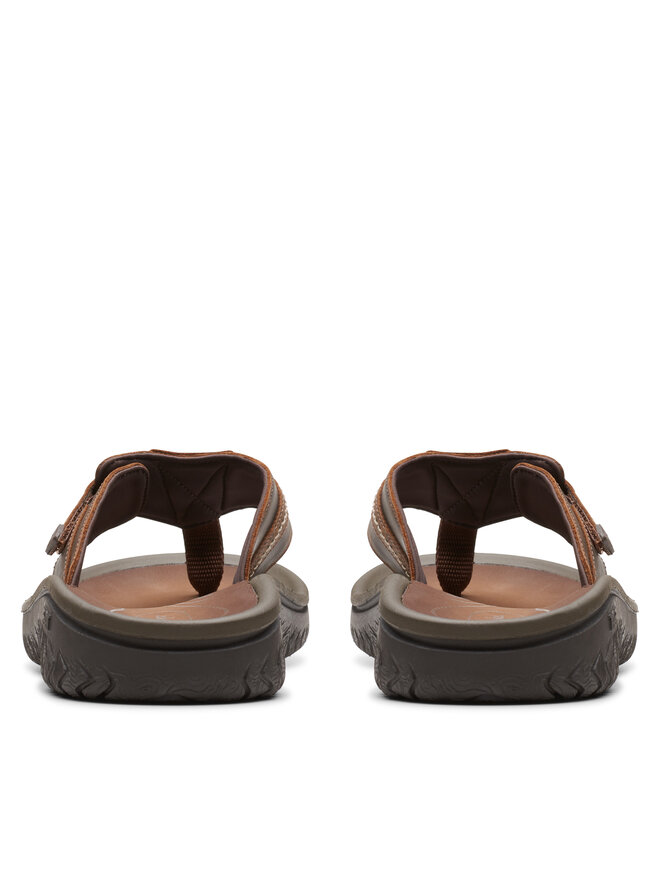 Clarks В'єтнамки Clarks Wesley Sun 26176987 Коричневий