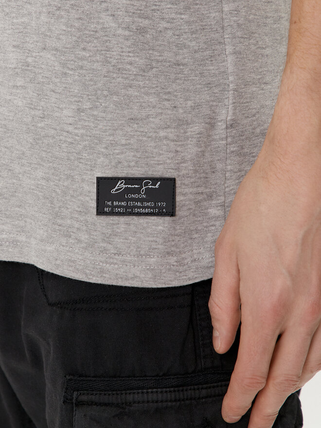 Brave Soul Brave Soul Футболка MTS-149TAKEAWAY Сірий Straight Fit