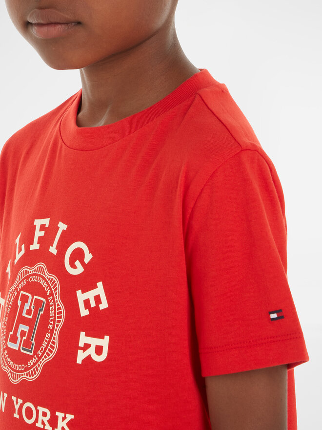 Tommy Hilfiger Tommy Hilfiger Camiseta Monotype Arch KB0KB08802 Rojo Regular Fit