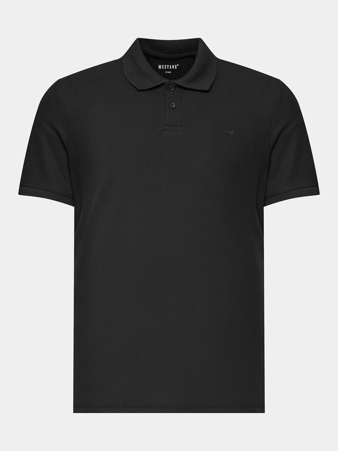 Mustang Mustang Poloshirt Palco 1014694 Schwarz Regular Fit