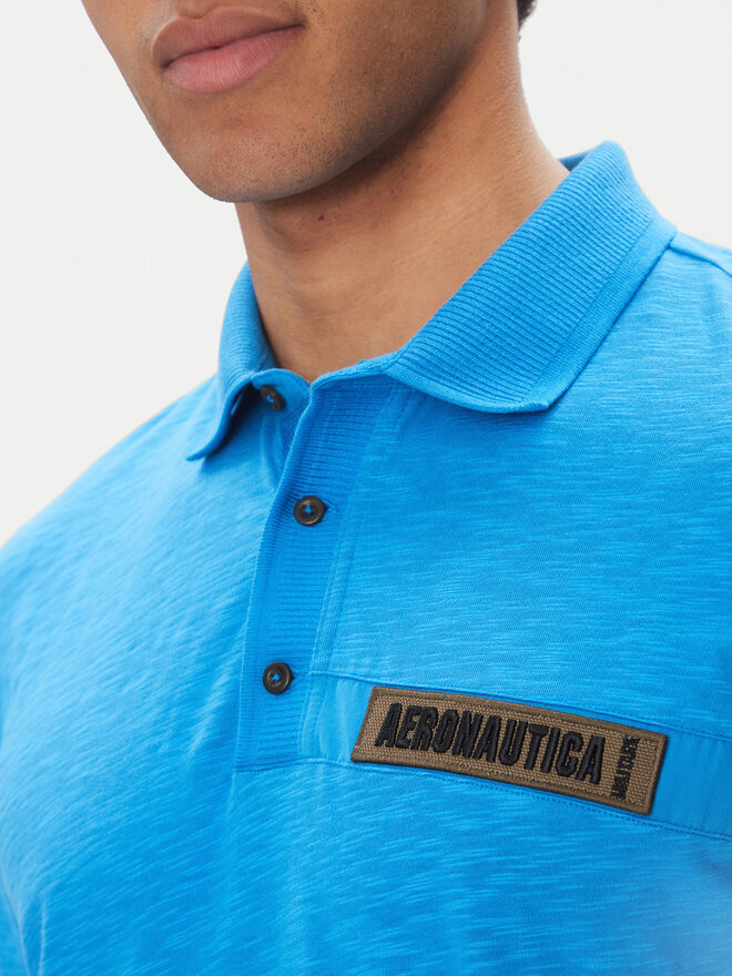 Aeronautica Militare Aeronautica Militare Poloshirt 251PO1865J680 Blau Regular Fit