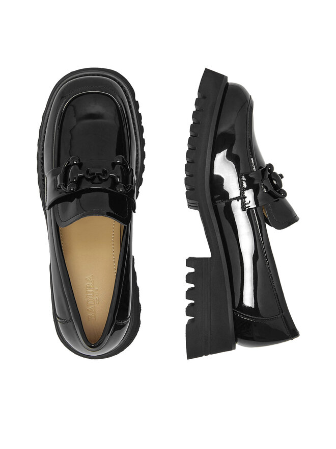 Badura Loafersy Badura WFA2487-1Z Czarny