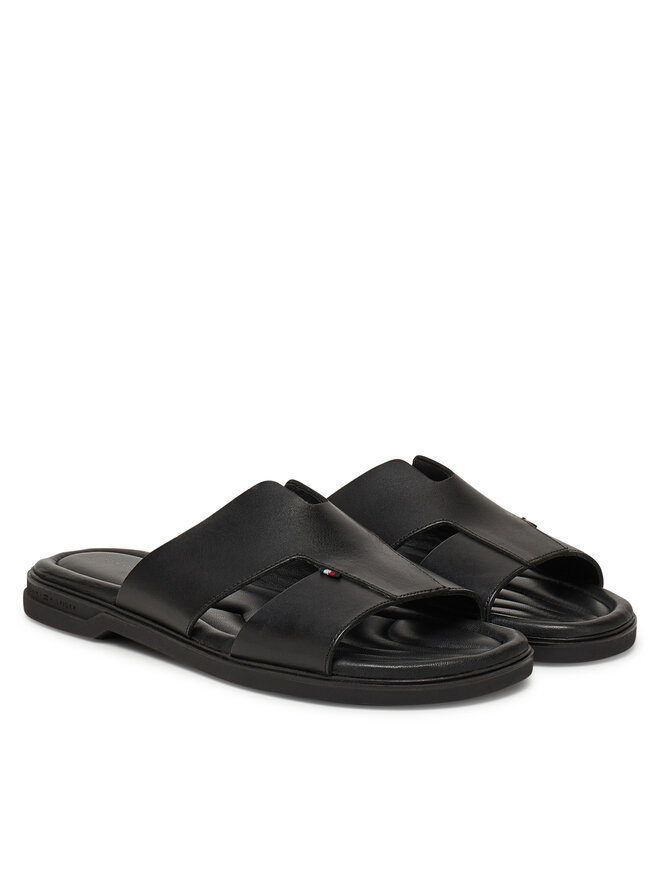 Tommy Hilfiger Papucs Tommy Hilfiger Premium Slipon Lh Sand FM0FM05357 Fekete