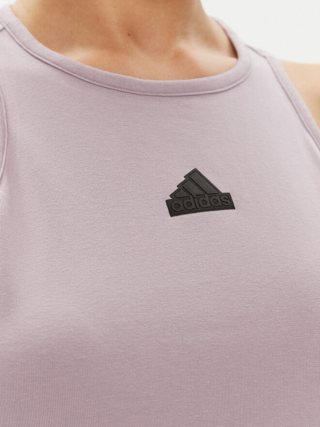 adidas adidas Топ Future Icons 3-Stripes IS3636 Фіолетовий Slim Fit