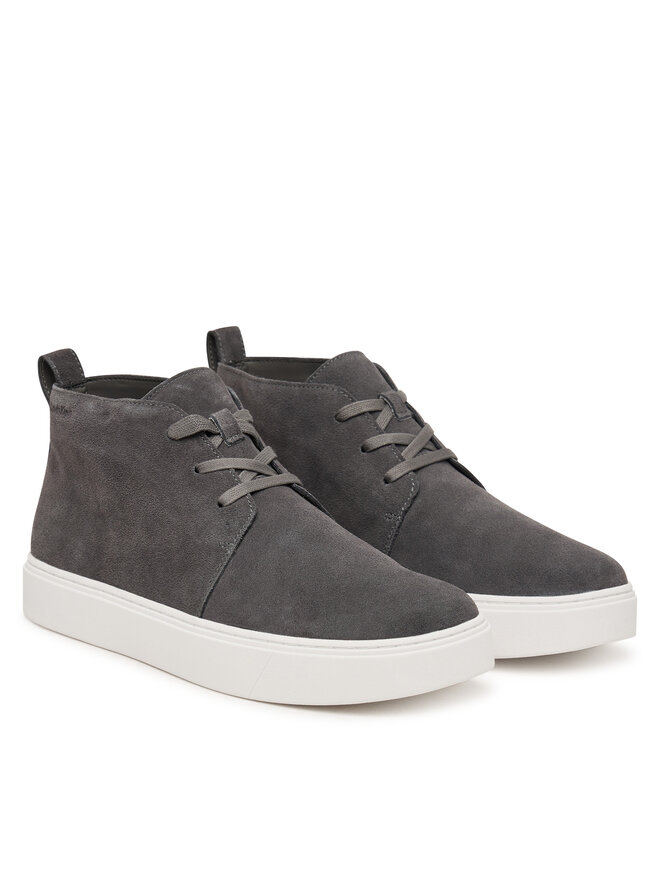 Calvin Klein Schnürschuhe Calvin Klein Hybrid Clean Mid Lace Up Su HM0HM02254 Grau