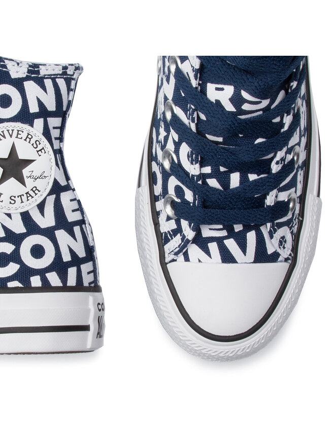Sneakers Converse Ctas Hi 163952C Bleu marine chaussures