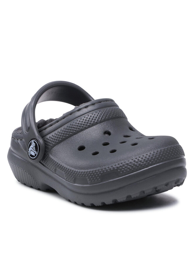 Crocs Şlapi Crocs Classic Lined Clog K 203506 Gri