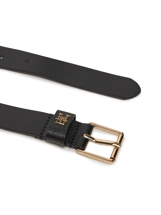 Tommy Hilfiger Dámsky opasok Tommy Hilfiger Heritage 2.5 AW0AW16350 Čierna