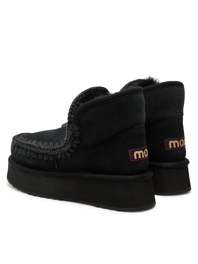 Mou Снігоходи Mou Mini Eskimo Platform Boot FW681000A Чорний