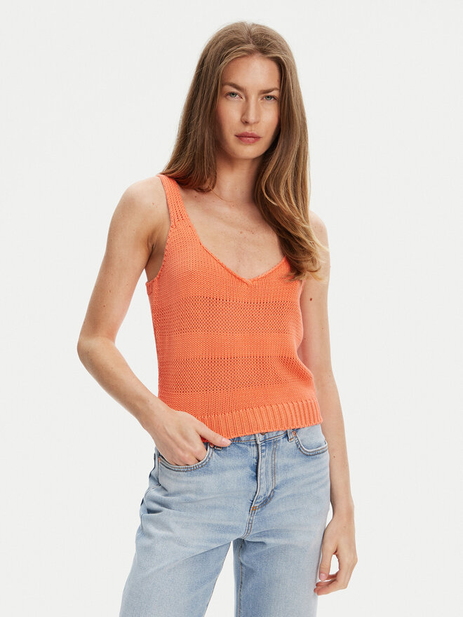 United Colors Of Benetton United Colors Of Benetton Топ 1898DH018 Оранжевий Relaxed Fit