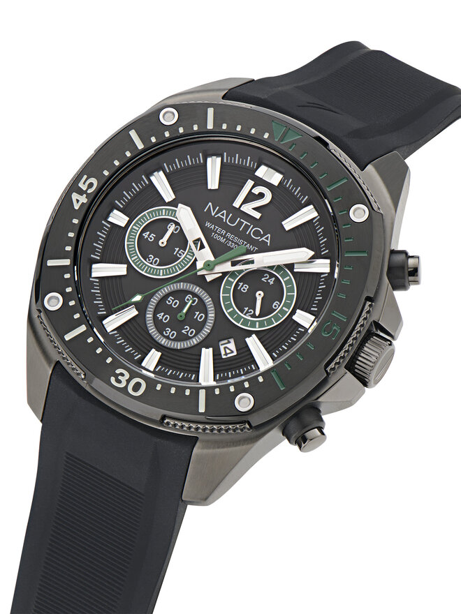 Nautica Pulkstenis Nautica Sporty Chronograph NAPBSS502 Pelēks