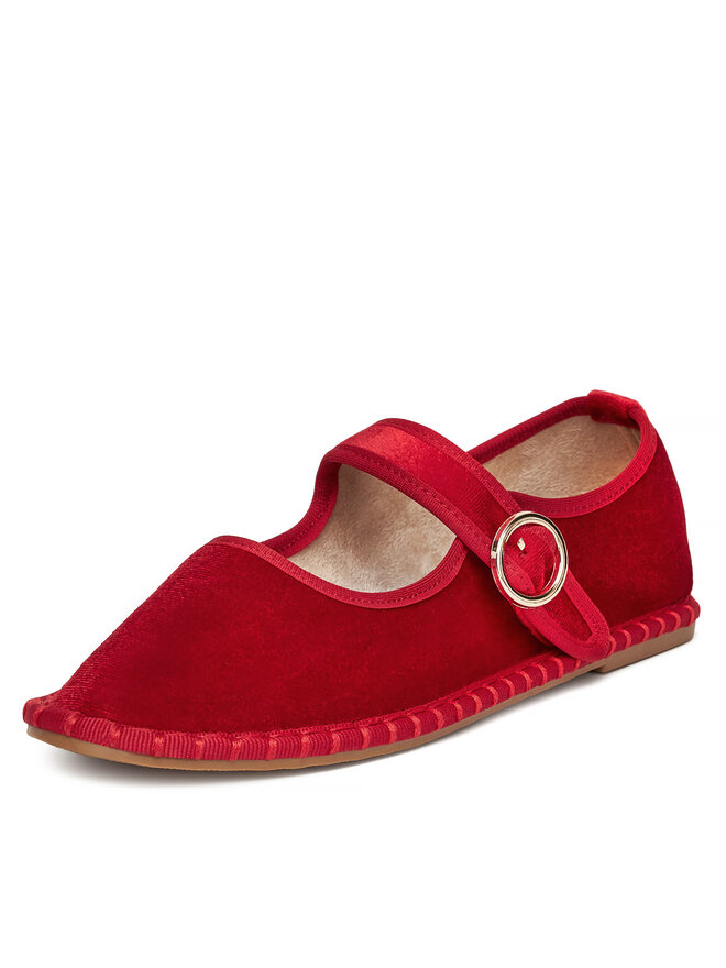 JENNY Baleriny JENNY HY60163-11 Czerwony